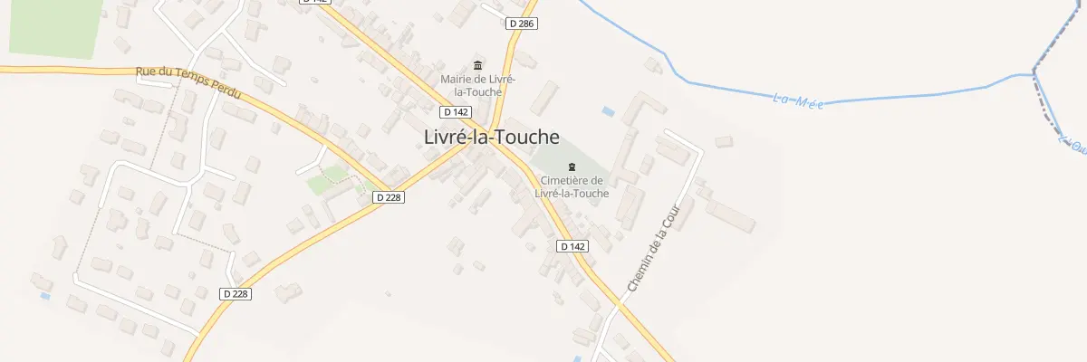 Plan du 2 Rue d’Anjou à Livré-la-Touche
