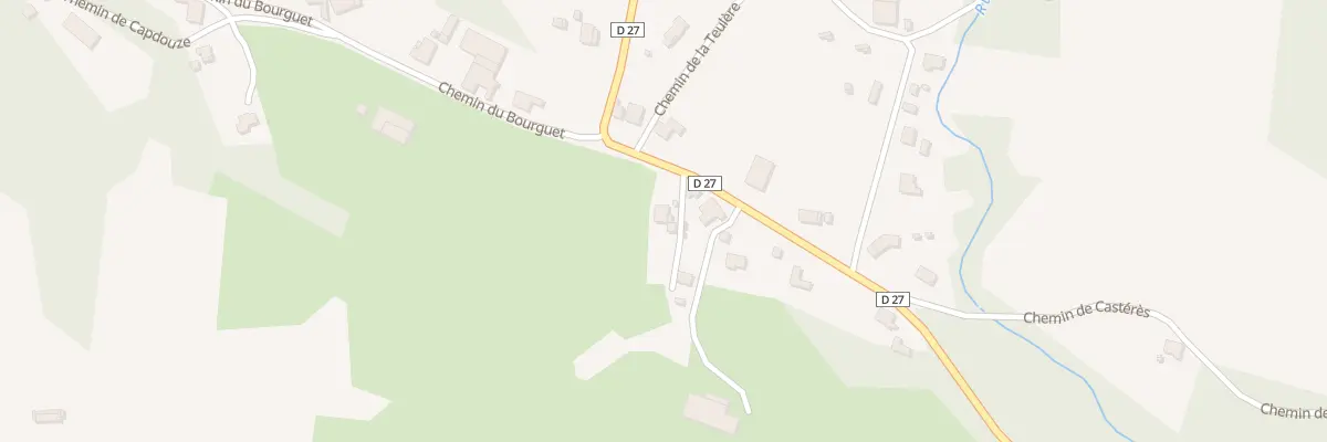 Plan du 42 Che de Salamon à Castagnède