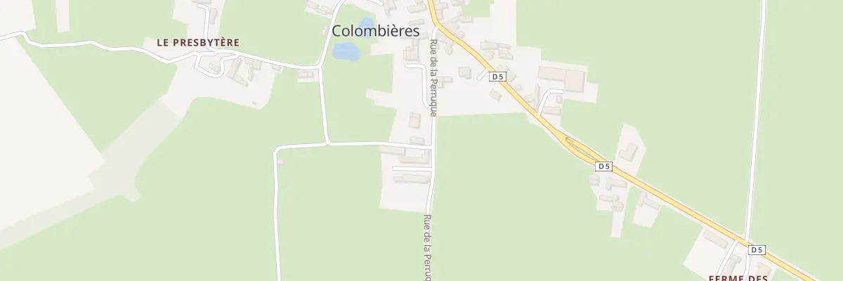 Plan du 5037 Le Bourg à Colombières