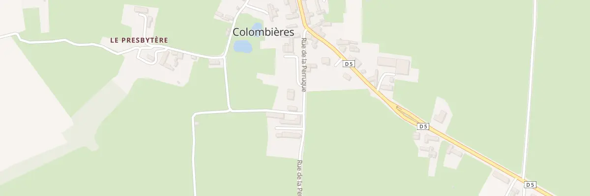 Plan du 5036 Le Bourg à Colombières
