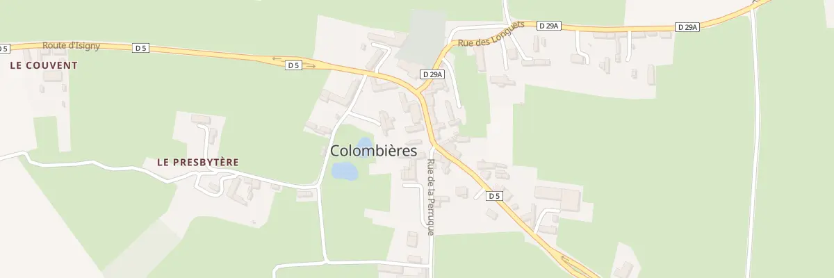 Plan du 5030 Le Bourg à Colombières