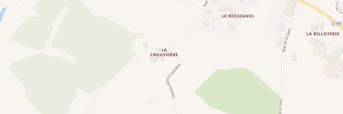 Plan du 1 La Croussière à Mortagne-sur-Sèvre