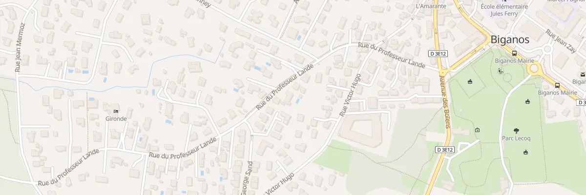 Plan du 17B Rue du Prof Lande à Biganos