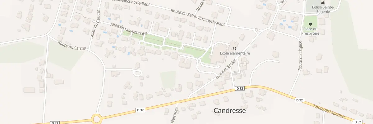 Plan du 1 Imp Temps à Candresse