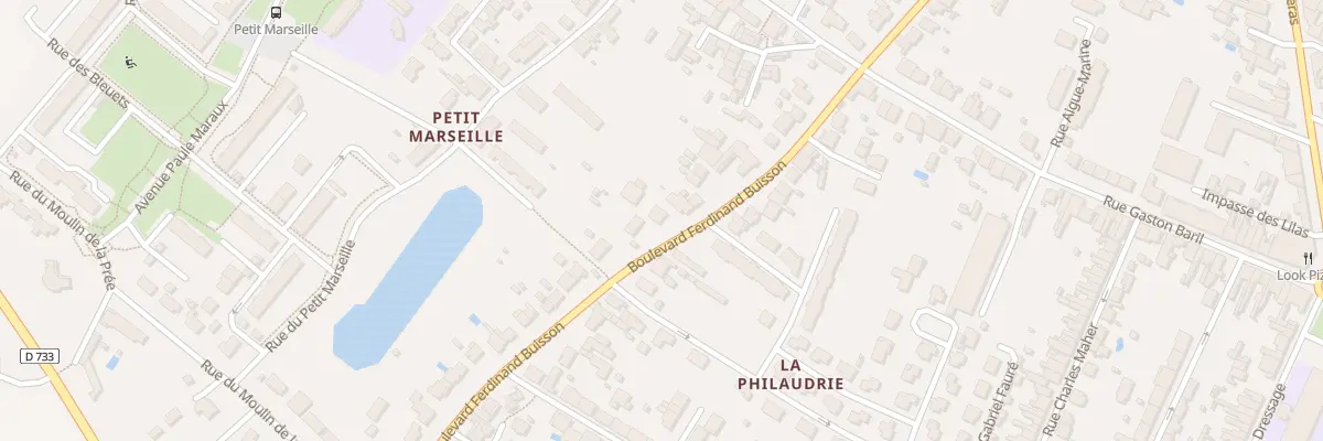 Plan du 23B Bd Ferdinand Buisson à Rochefort