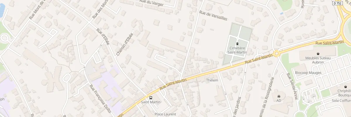 Plan du 7 Rue de Versailles (Beaupreau) à Beaupréau-en-Mauges