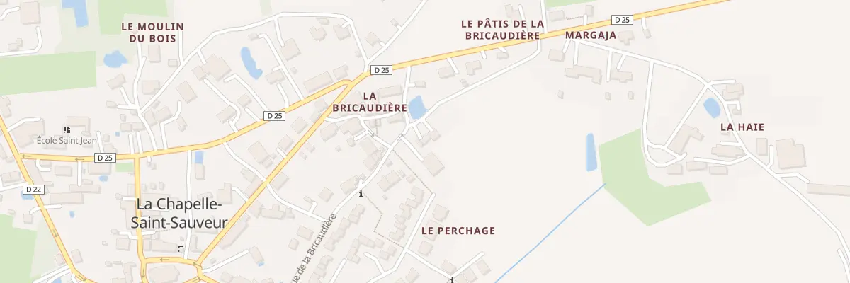 Plan du 258 Rue de la Bricaudière à Loireauxence