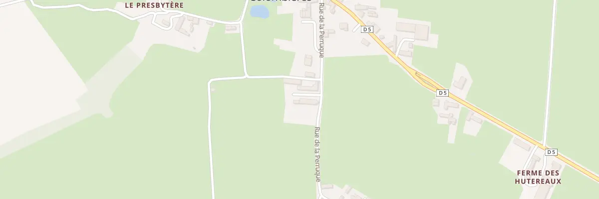 Plan du 10 Rue de la Perruque à Colombières