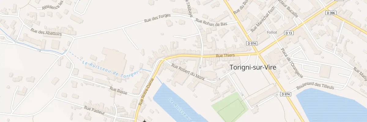Plan du 39 Rue Thiers Torigny à Torigny-les-Villes