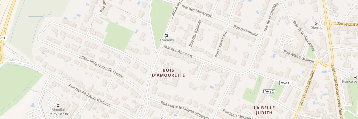 Plan du 5 Rue des Acadiens à Rochefort