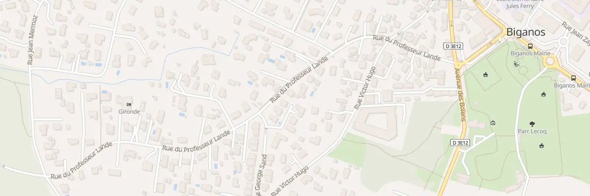 Plan du 17T Rue du Prof Lande à Biganos