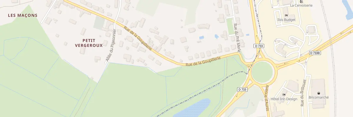 Plan du 19 Rue de la Goupillerie à Vergeroux