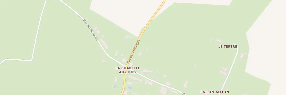 Plan du 4 Rue des Mésanges à Bouillé-Ménard