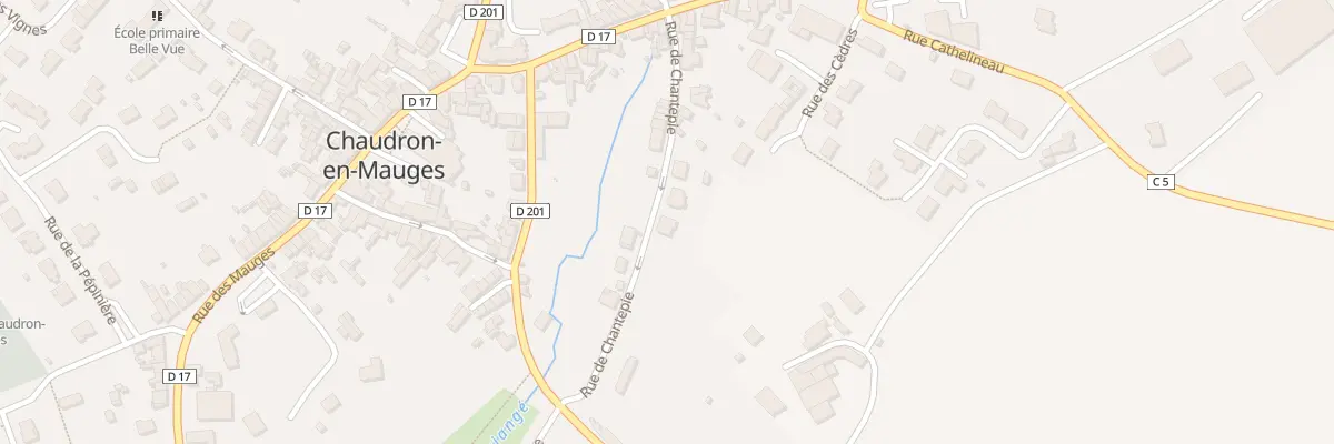 Plan du 13 Rue de Chantepie (Chaudron) à Montrevault-sur-Èvre