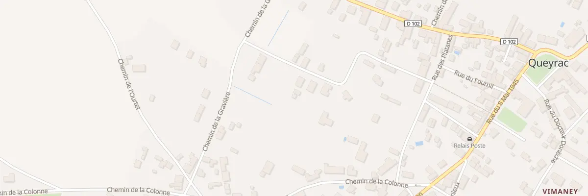 Plan du 492 Le Bourg à Queyrac