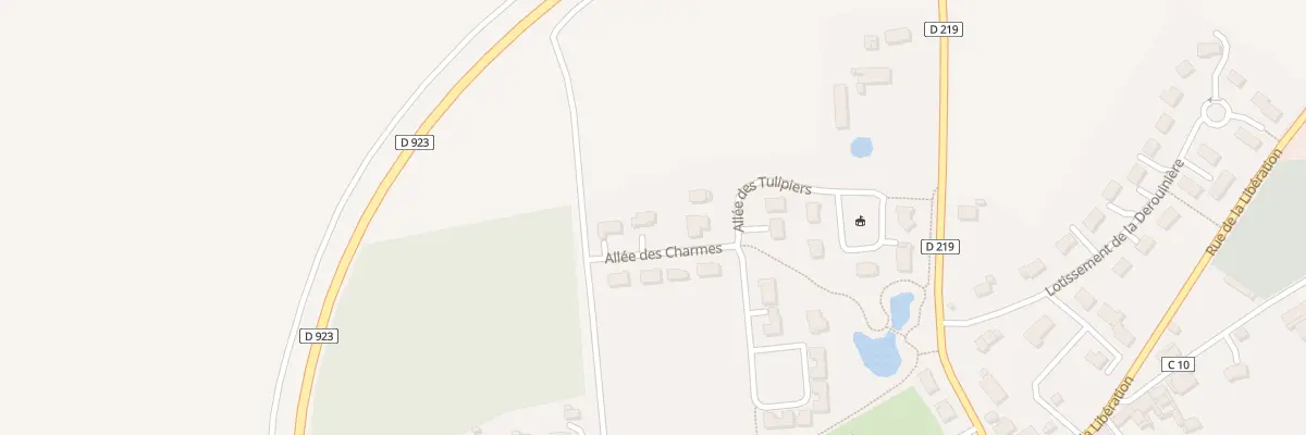 Plan du 3 All des Charmes à Loiré