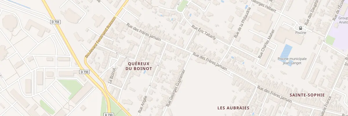 Plan du 246 Rue des Freres Jamain à Rochefort