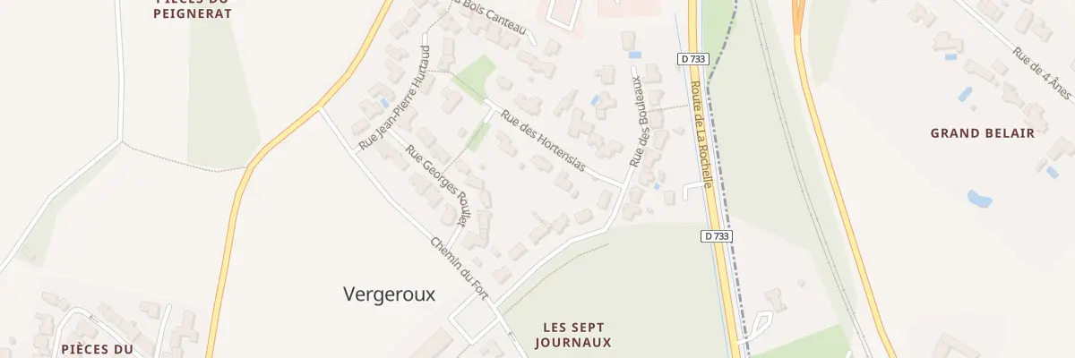 Plan du 4 Rue des Hortensias à Vergeroux