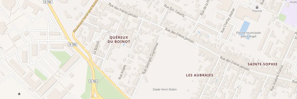 Plan du 7 Rue Guynemer à Rochefort
