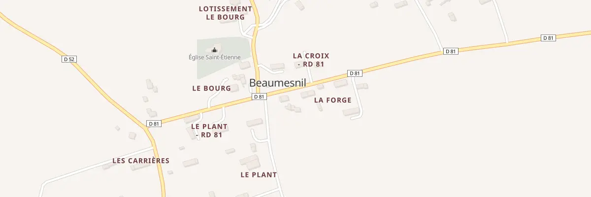 Plan du 2 La Forge à Beaumesnil