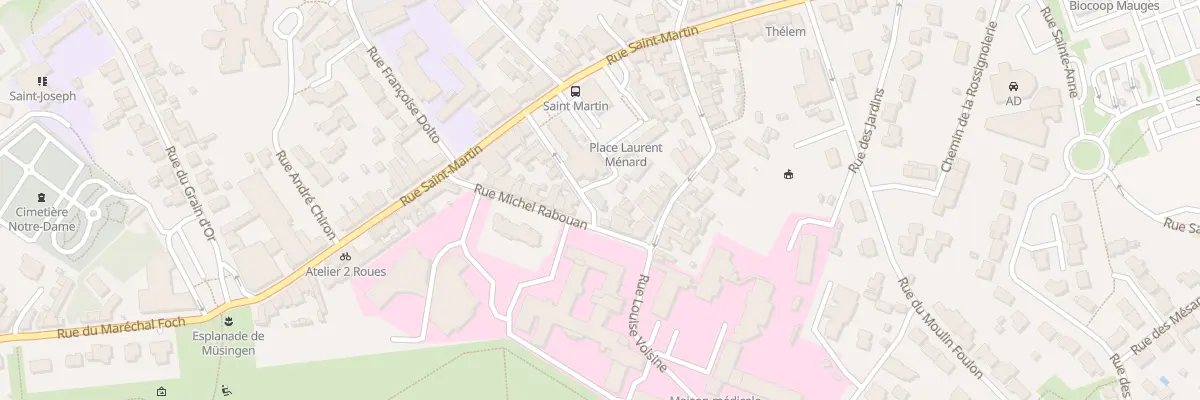 Plan du 1 Rue Étienne Montreuil à Beaupréau-en-Mauges