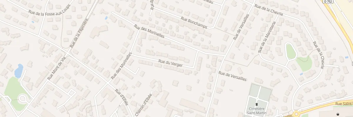 Plan du 13 Rue du Verger (Beaupreau) à Beaupréau-en-Mauges