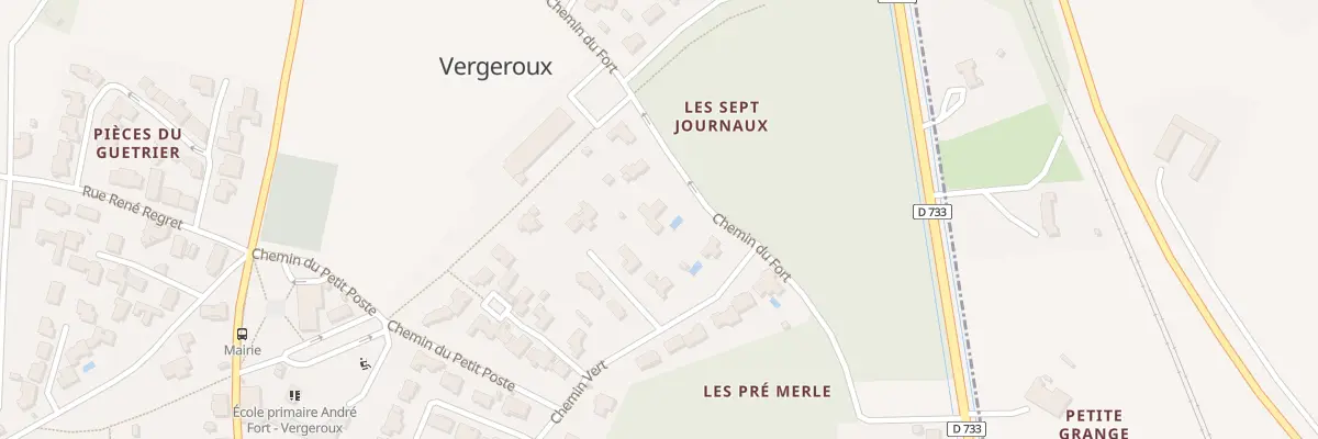 Plan du 3 Che du Fort à Vergeroux