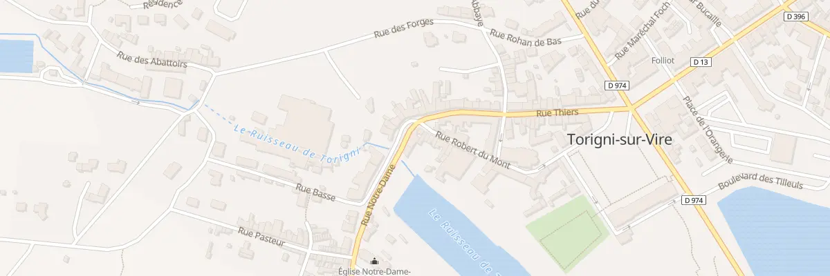 Plan du 1B Rue Notre Dame Torigny à Torigny-les-Villes