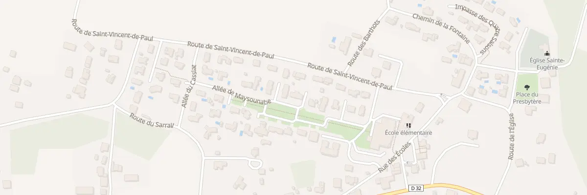 Plan du 31 Imp Laborde à Candresse