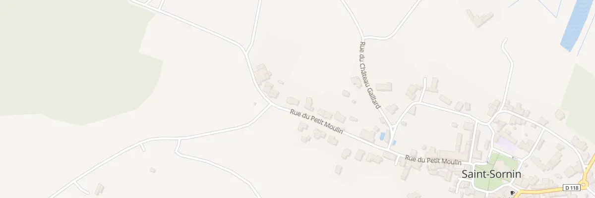 Plan du 16 Rue du Petit Moulin à Saint-Sornin