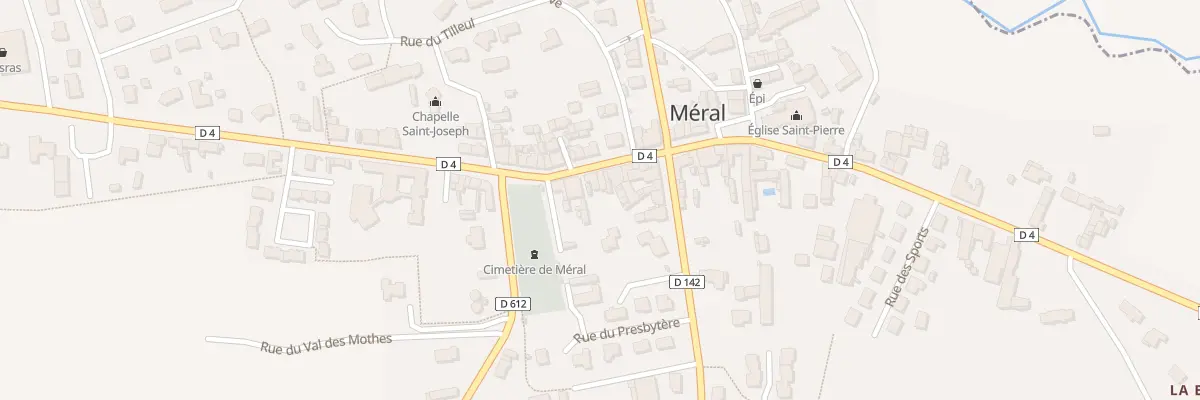 Plan du 16 Rue de Bretagne à Méral