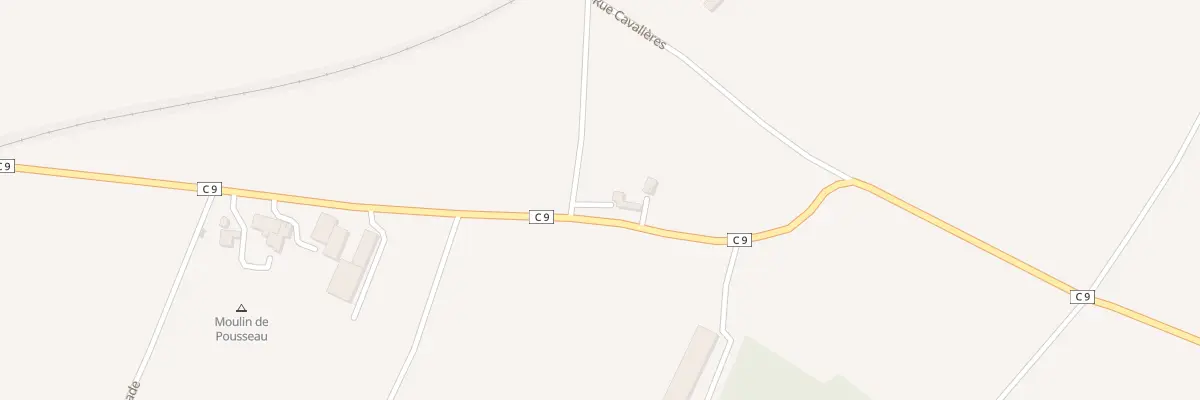 Plan du 185B Rte de Pousseau à Médis