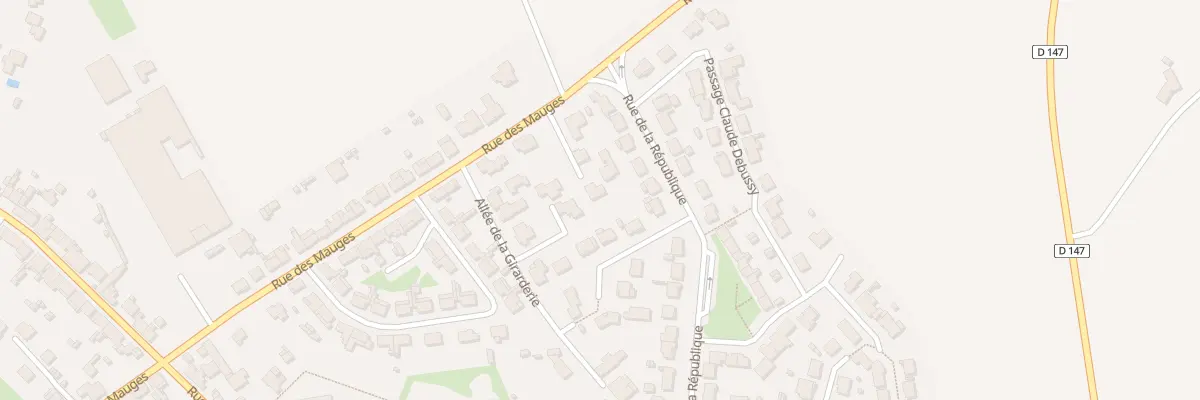 Plan du 106 Rue des Mauges (St Macaire à Sèvremoine