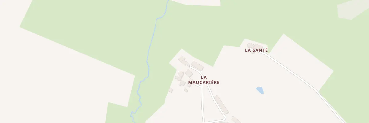 Plan du 2 La Maucarière à Chanverrie