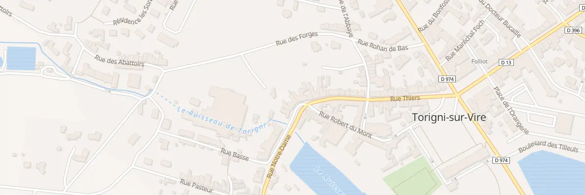 Plan du 52 Rue Thiers Torigny à Torigny-les-Villes