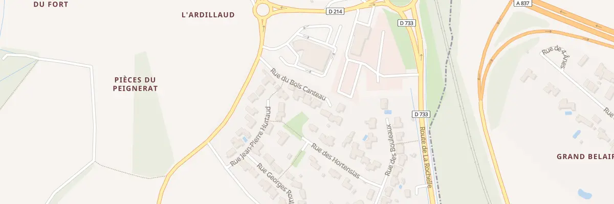 Plan du 3 Rue du Bois Canteau à Vergeroux