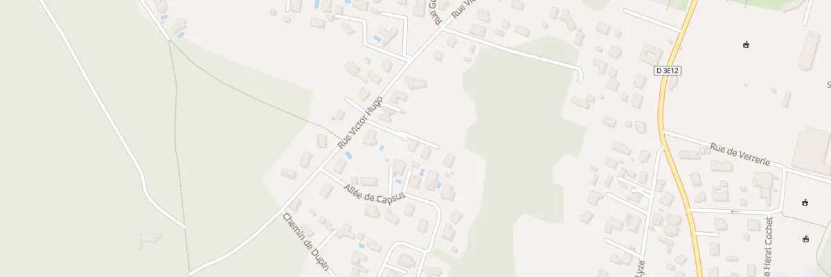Plan du 39T Rue Victor Hugo à Biganos