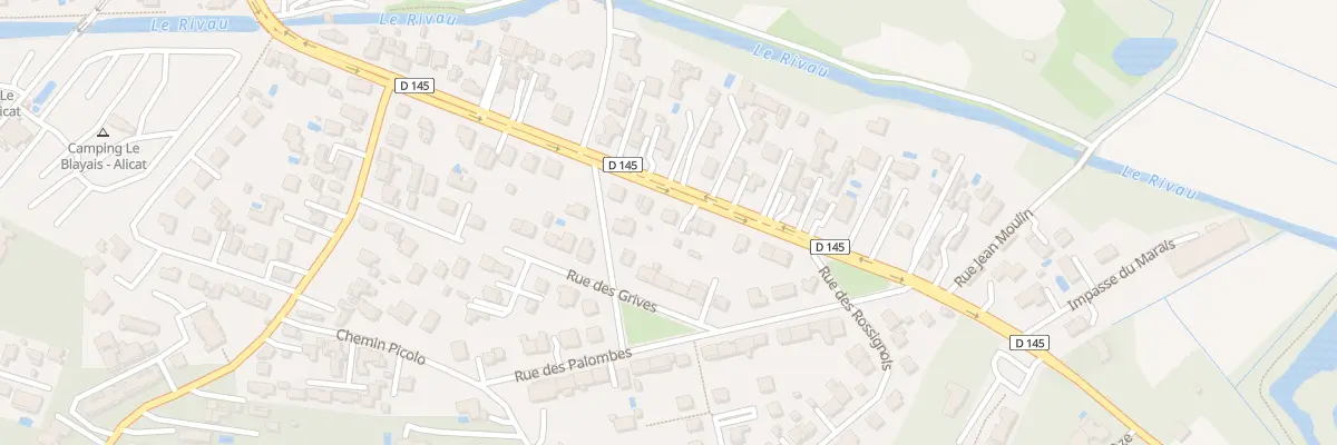 Plan du 94 Rue Jean Moulin à Saint-Georges-de-Didonne