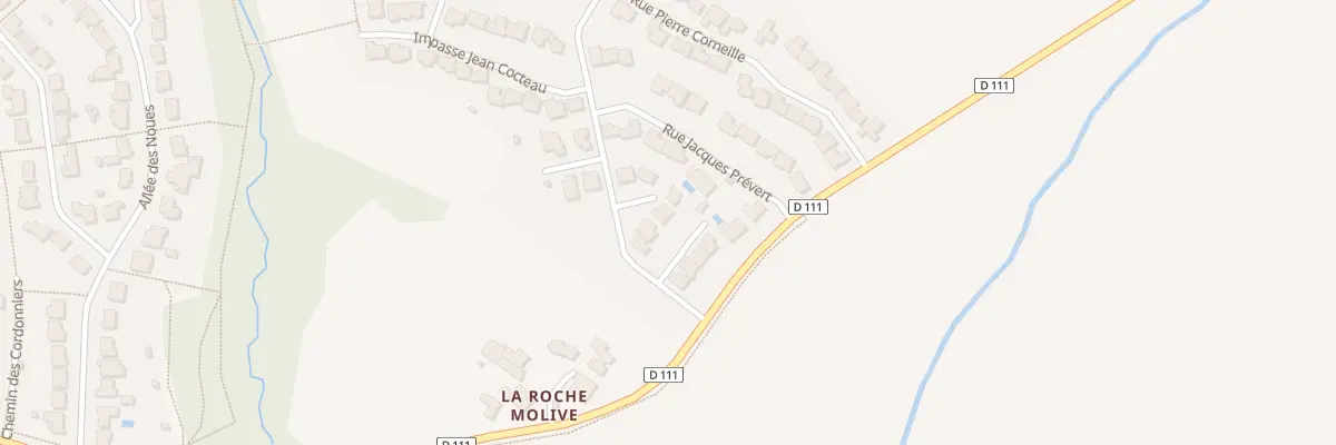 Plan du 5 Imp Arthur Rimbaud à Chanverrie