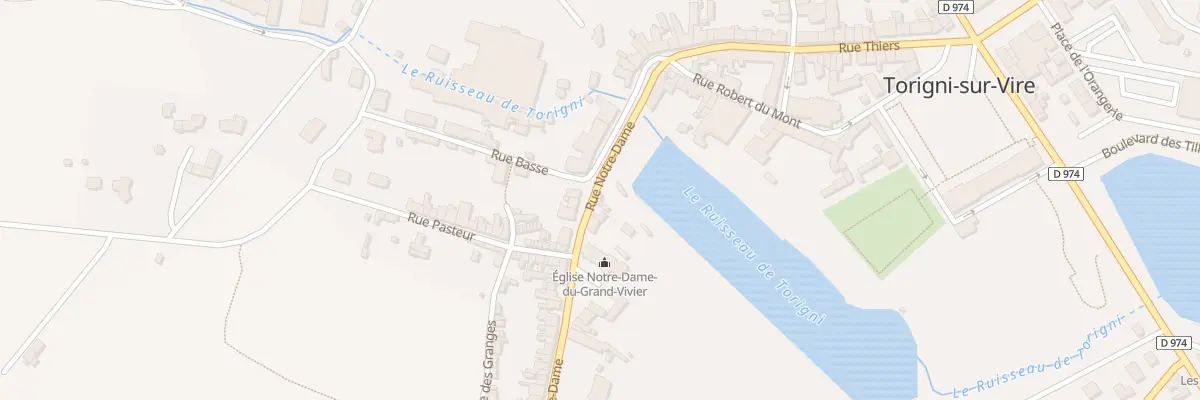 Plan du 7 Rue Notre Dame Torigny à Torigny-les-Villes