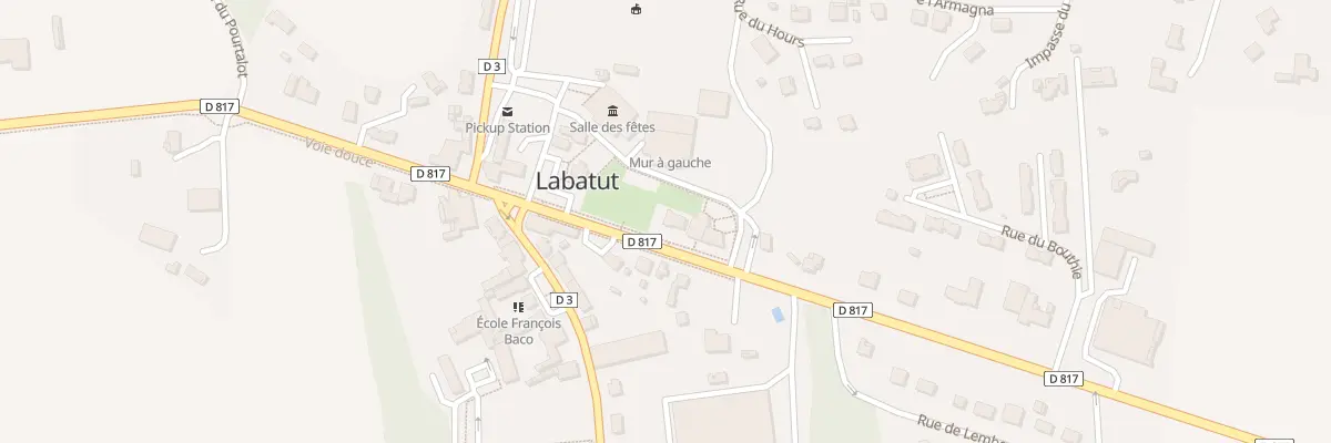Plan du 125A Bd des Pyrénées à Labatut