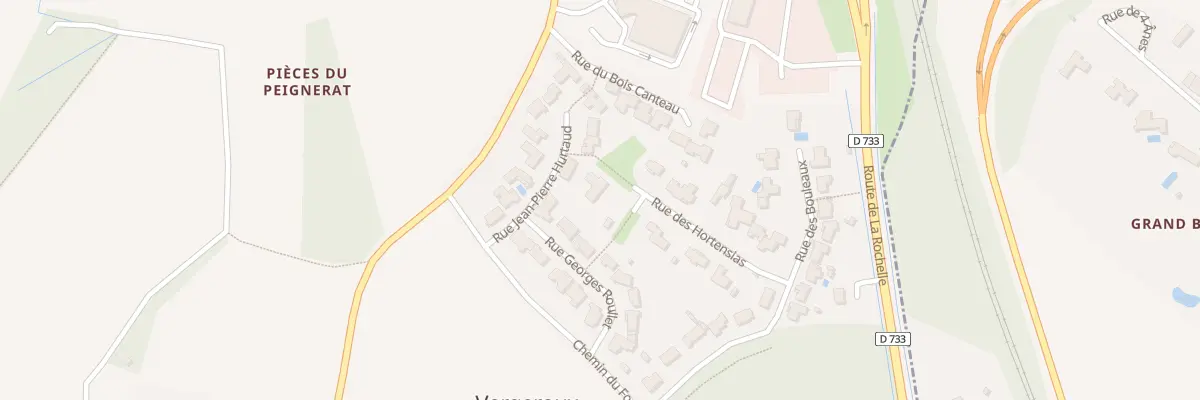 Plan du 8 Rue des Hortensias à Vergeroux