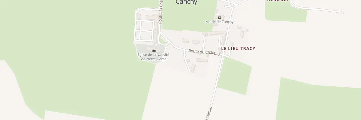 Plan du 5004A L’Eglise à Canchy