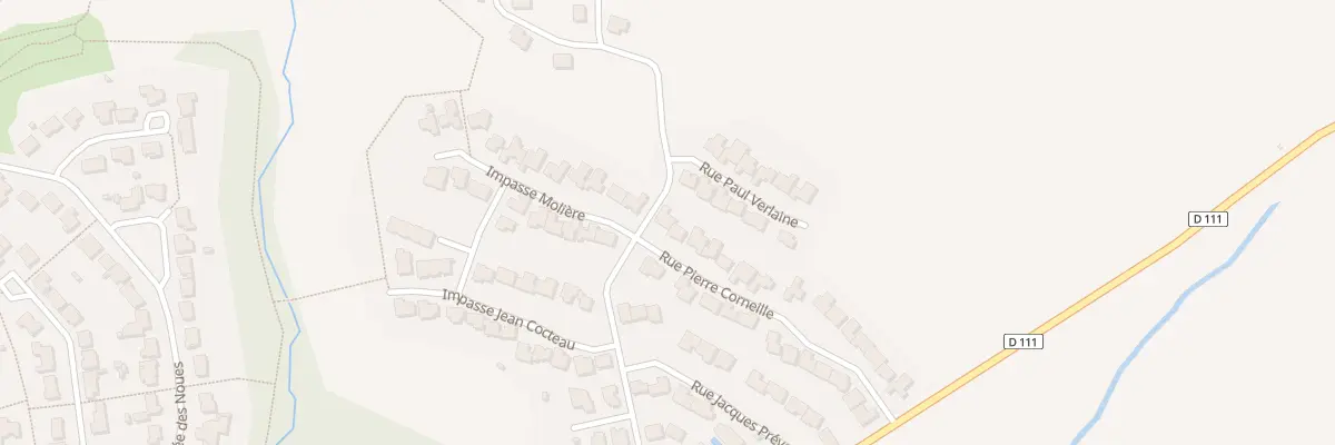 Plan du 1 Rue pierre corneille à Chanverrie