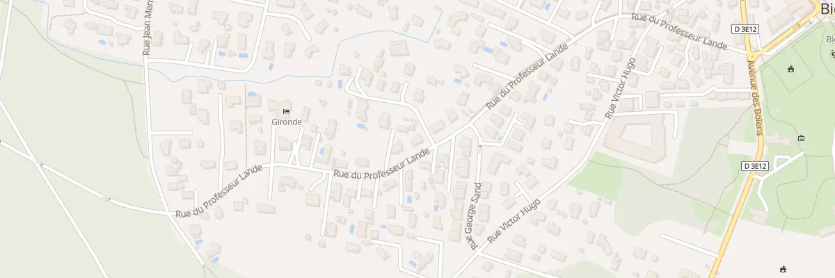 Plan du 28 Rue du Prof Lande à Biganos