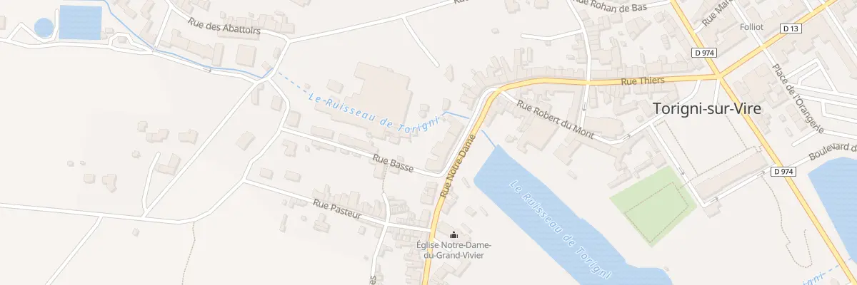 Plan du 14 Rue Notre Dame Torigny à Torigny-les-Villes