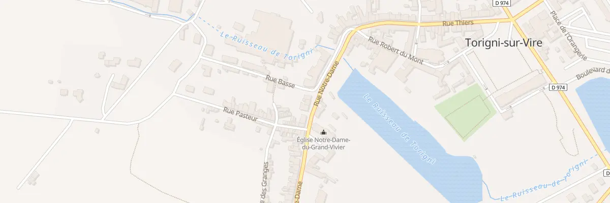 Plan du 28 Rue Notre Dame Torigny à Torigny-les-Villes