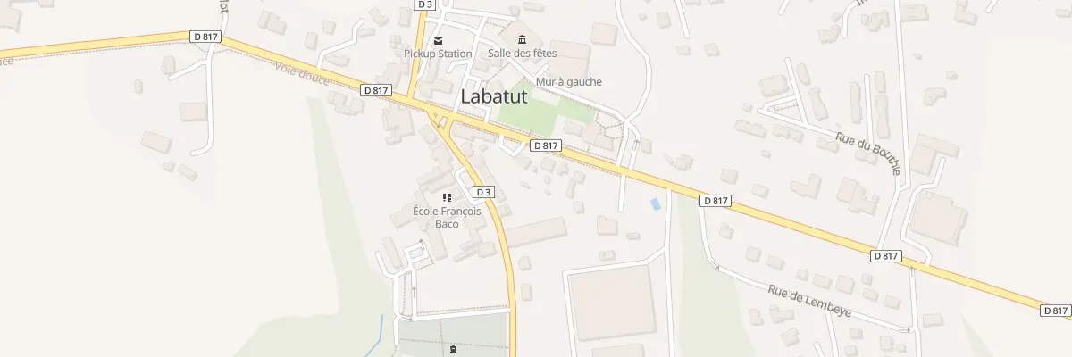Plan du 112 Bd des Pyrénées à Labatut