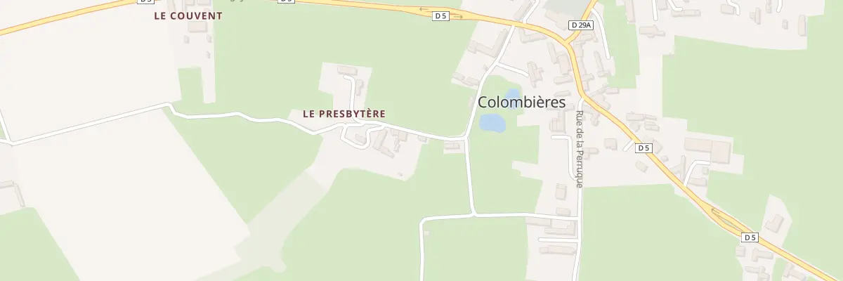 Plan du 5011 Le Bourg à Colombières