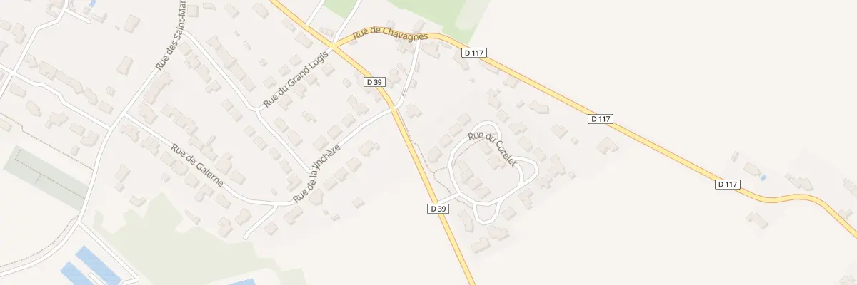 Plan du 17 Rue du cotelet à Sigournais